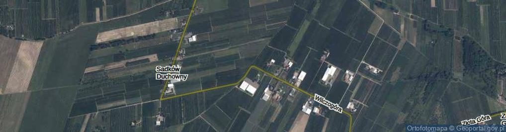 Zdjęcie satelitarne Sadków Duchowny ul.